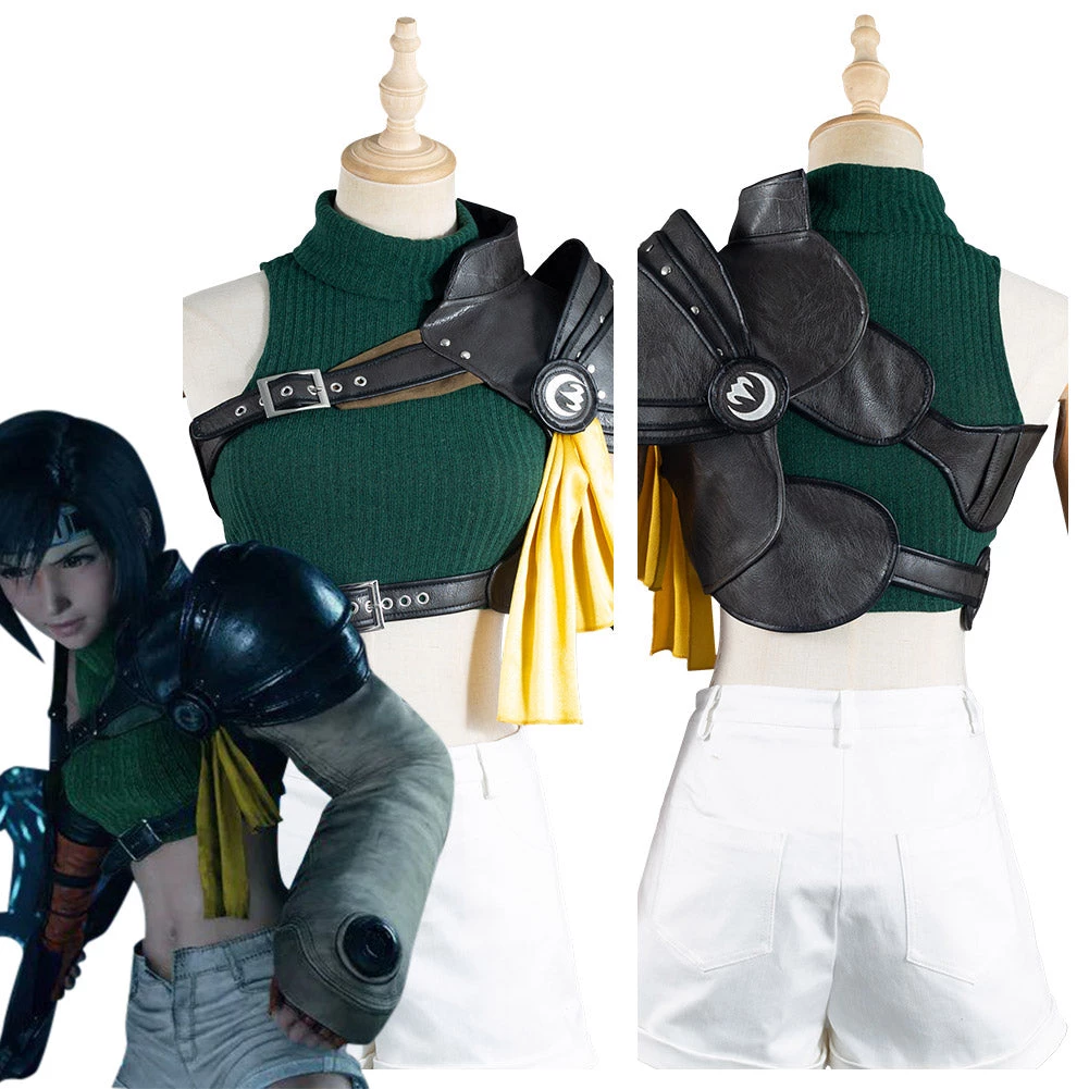NewCosplay Final Fantasy VII: Remake Intergrade FF7 Yuffie Kisaragi Outfits Cosplay Costume 3 NewCosplay Final Fantasy VII: Remake Intergrade FF7 Yuffie Kisaragi Outfits Cosplay Costume