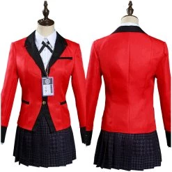 NewCosplay Kakegurui: Compulsive Gambler Jabami Yumeko/Meari Saotome Halloween Christmas Cosplay Costume
