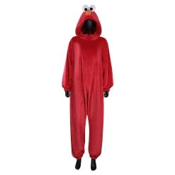 NewCosplay New Arrivals Sesame Street Elmo Jumpsuit Sleepwear Pajams Halloween Original Design Cosplay Costume
