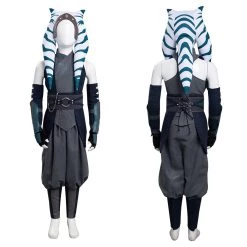 NewCosplay Star Wars Ahsoka Tano Kids Children Outfits Halloween Carnival Suit Cosplay Costume New Arrivals