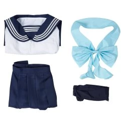 NewCosplay Akebi‘s Sailor Uniform - Komichi Akebi School Uniform Skirt Halloween Carnival Cosplay Costume