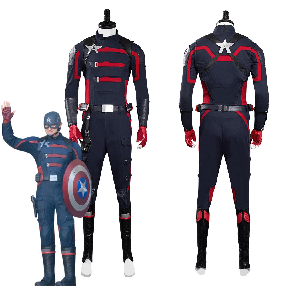 NewCosplay The Falcon And The Winter Soldier John Walker Captain America Outfits Halloween Carnival Suit Cosplay Costume New Arrivals 3 NewCosplay The Falcon And The Winter Soldier John Walker Captain America Outfits Halloween Carnival Suit Cosplay Costume New Arrivals