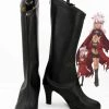 NewCosplay Fate/kaleid Liner PRISMA Illya Kuro/Black Boots Cosplay Shoes
