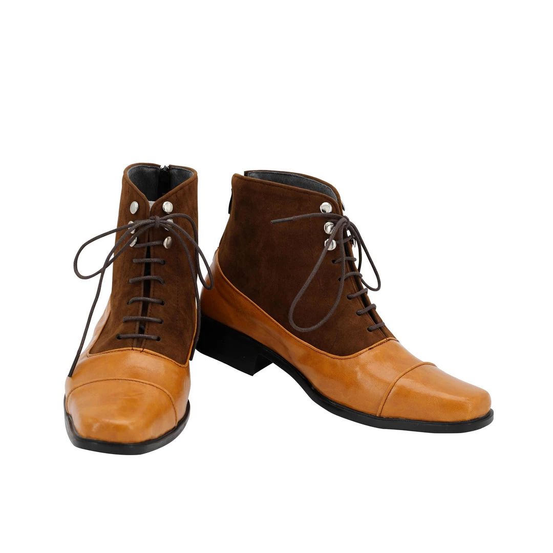 New Cosplaysky New Arrivals Good Omens Angel Aziraphale Cospaly Shoes 4 New Cosplaysky New Arrivals Good Omens Angel Aziraphale Cospaly Shoes