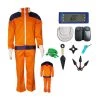 New Cosplaysky Naruto Naruto Uzumaki Outfit Kids Children Version Cosplay Costume