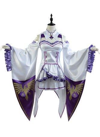NewCosplay Re:Zero Life In A Different World From Zero Emilia Outfit Cosplay Costume 3 NewCosplay Re:Zero Life In A Different World From Zero Emilia Outfit Cosplay Costume