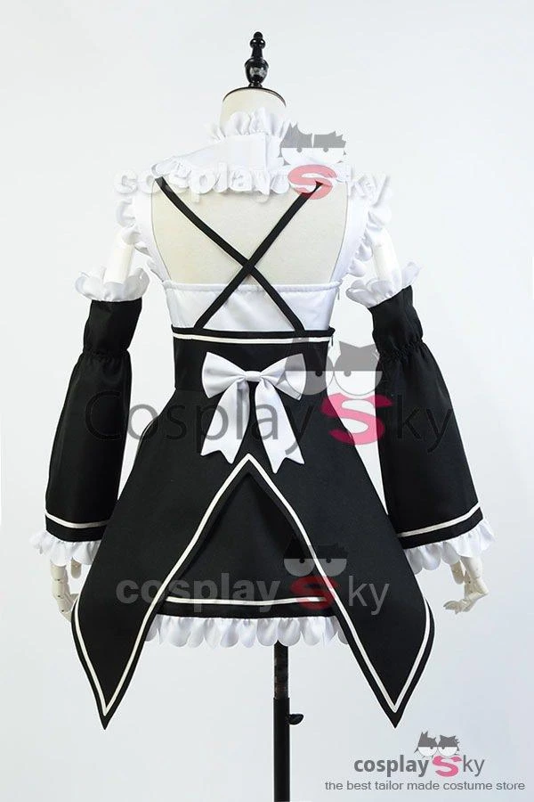 NewCosplay Re:Zero Life In A Different World From Zero Ram Outfit Cosplay Costume
