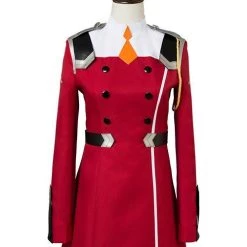 New Cosplaysky New Arrivals DARLING In The FRANXX Zero Two Code:002 Uniform Dress Cosplay Costume Red