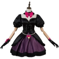 New Cosplaysky Overwatch DVA Hana Song Black Cat Officer Dress Outfit Cosplay Costume New Arrivals